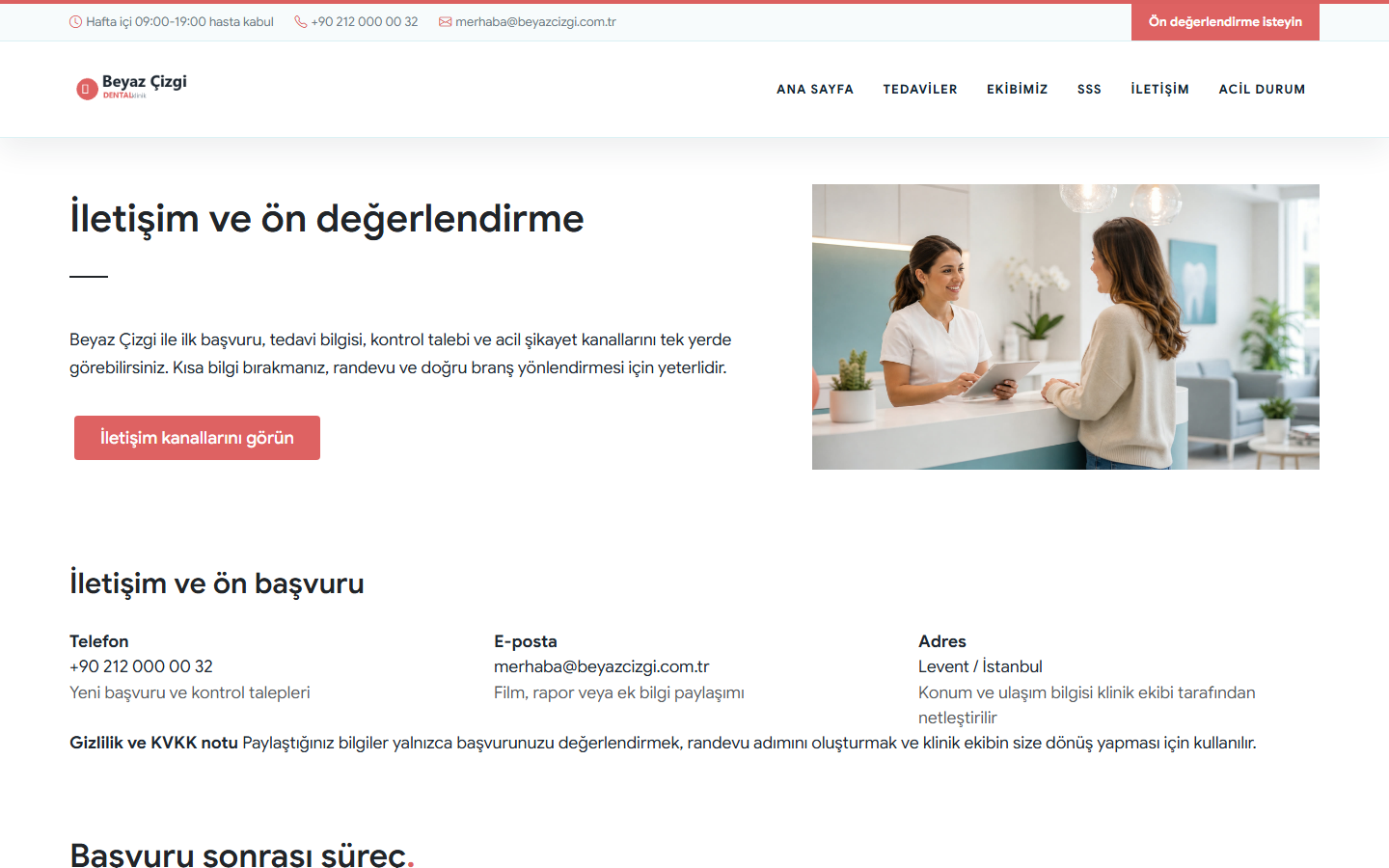 Diş klinikleri ekran turu 5